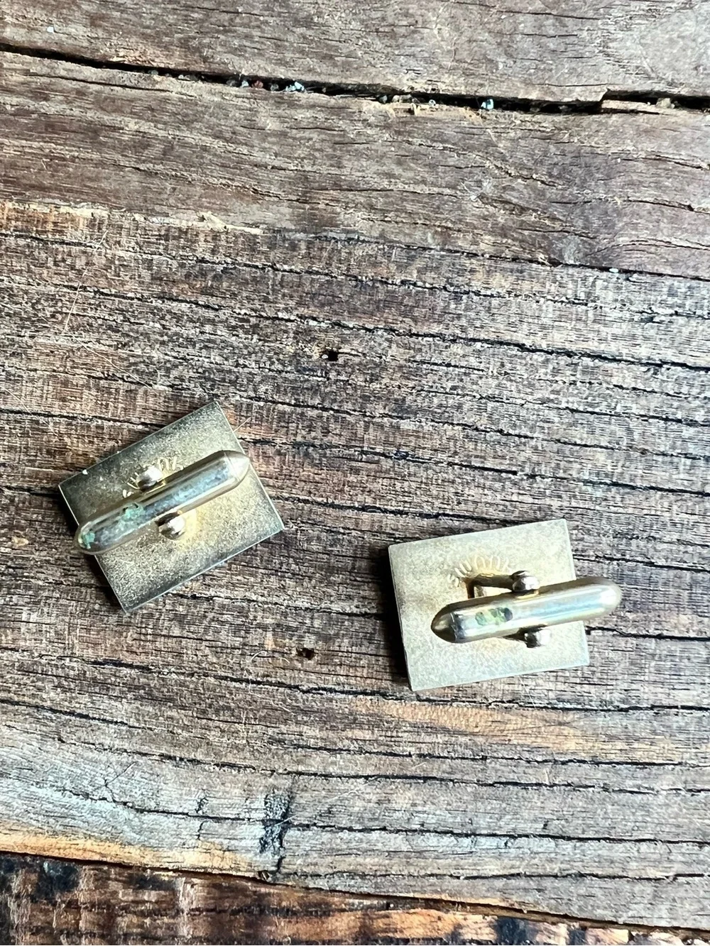 Classic Square Silver-Tone Men's Cufflinks